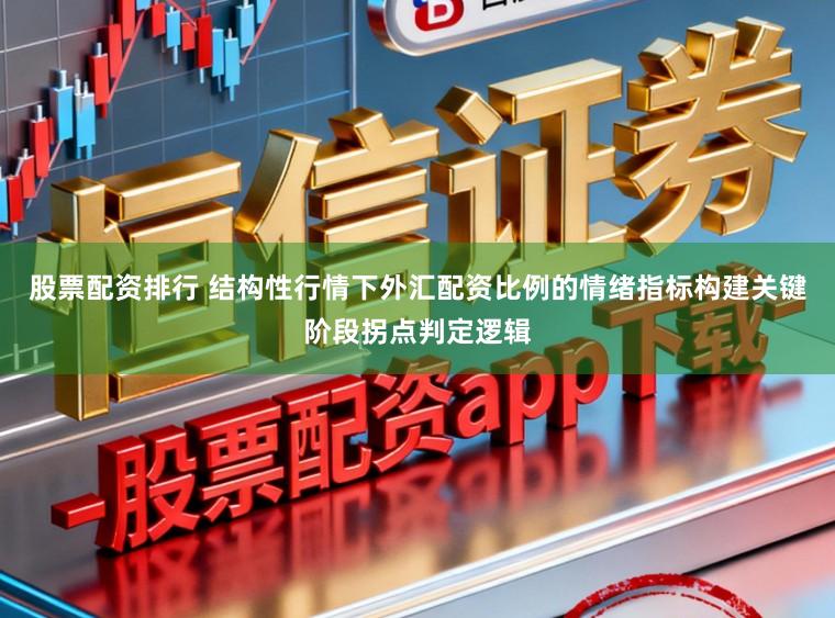 股票配资排行 结构性行情下外汇配资比例的情绪指标构建关键阶段拐点判定逻辑